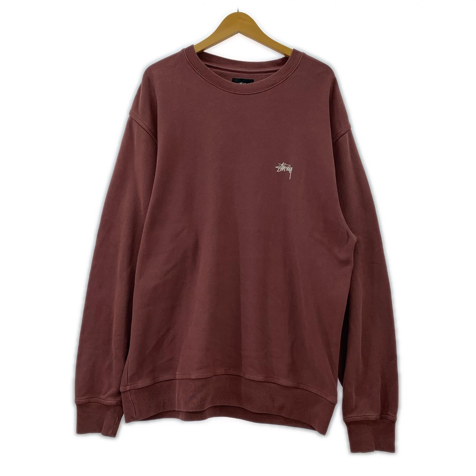 スウェット Stock Logo Crew 胸刺繍スウェット L 紫 L パープル
