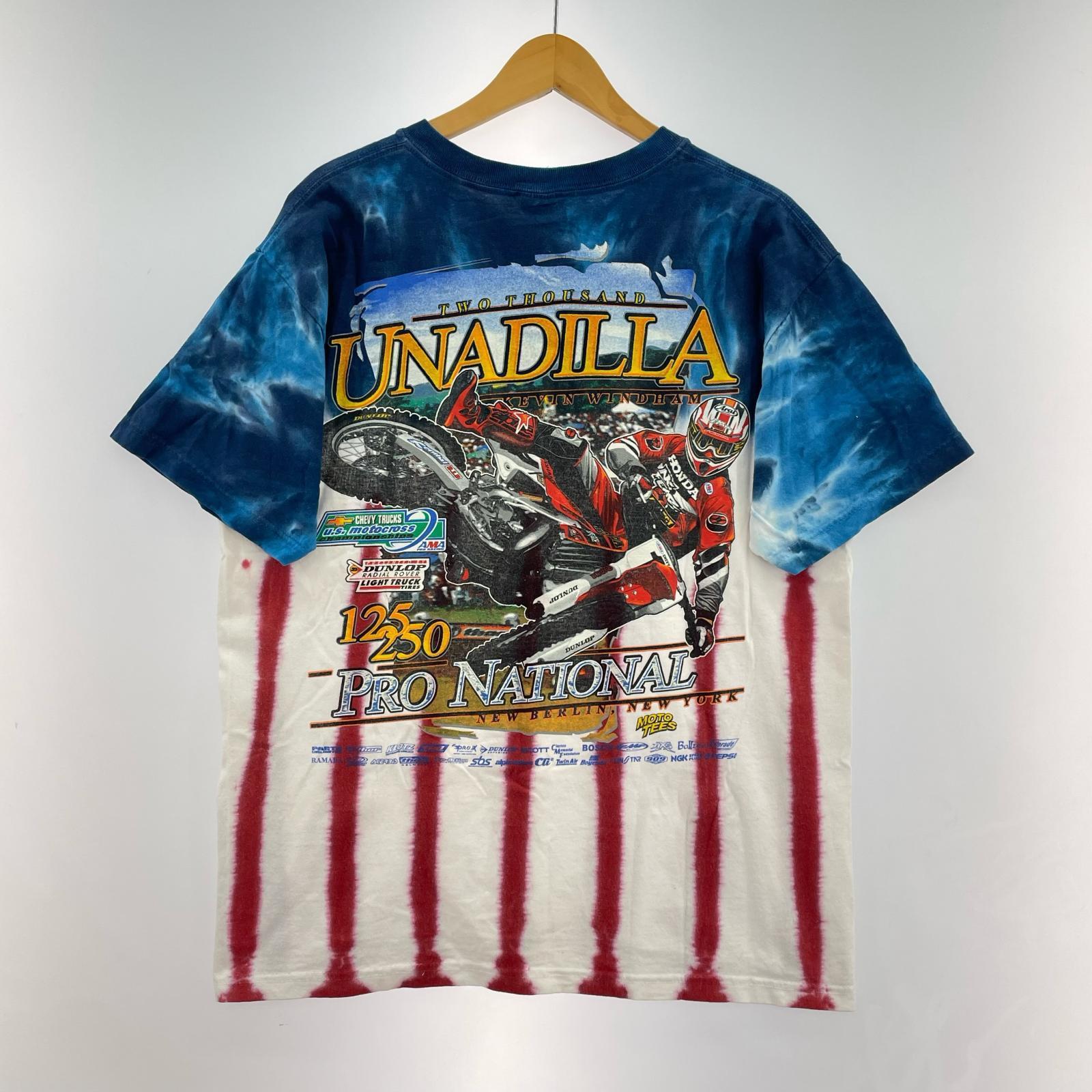 半袖Tシャツ SSカットソー バイク 総柄 L