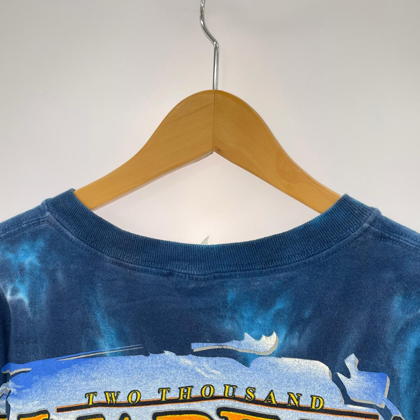 半袖Tシャツ SSカットソー バイク 総柄 L
