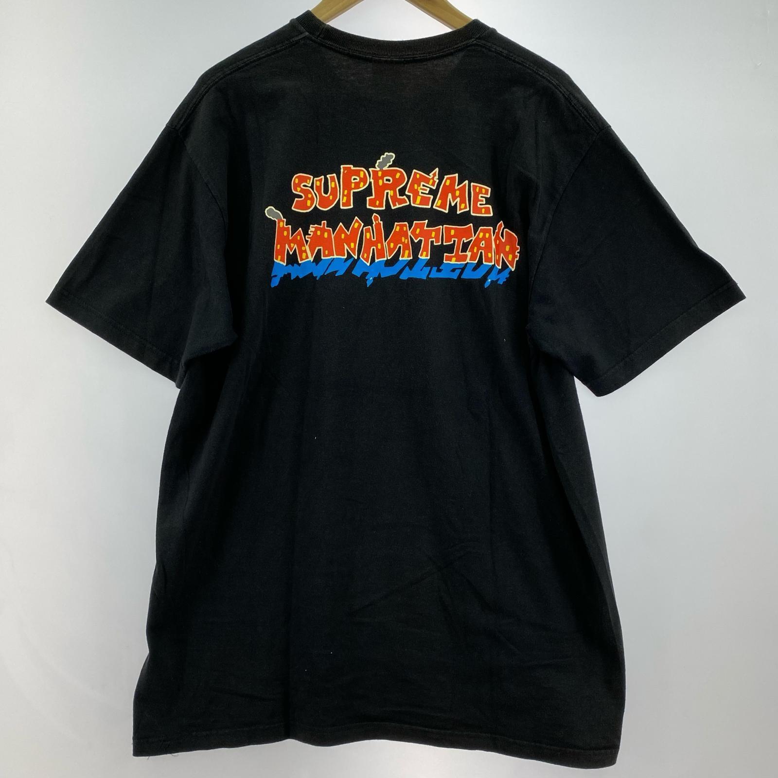 半袖Tシャツ Supreme 22SS Manhattan Tee Black マンハッタンTee L 黒 L ブラック