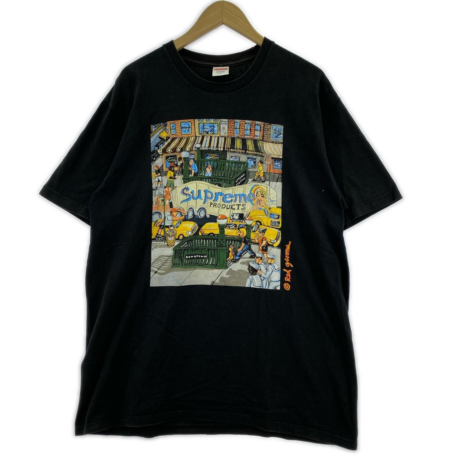 半袖Tシャツ Supreme 22SS Manhattan Tee Black マンハッタンTee L 黒 L ブラック