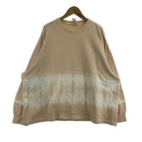 スウェット refomed WORK GLOVE TIE DYE TEE 3 ベージュ