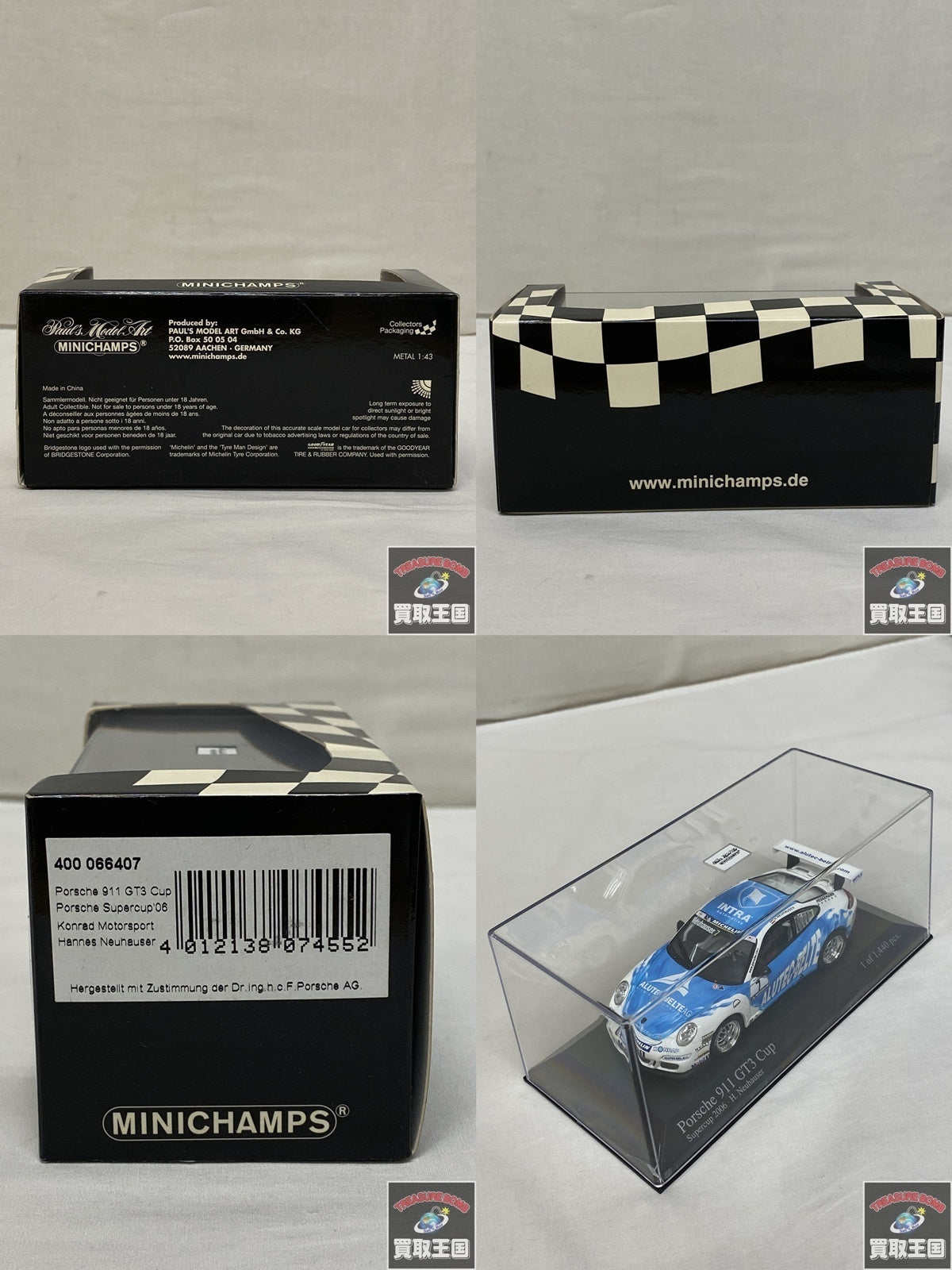 ミニチャンプス Porsche 911 GT3 Cup スケールカー
