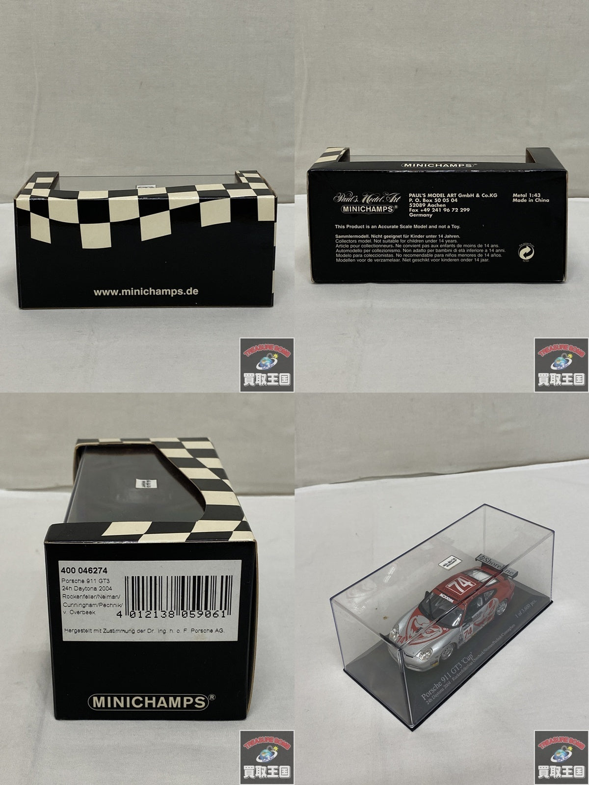 ミニチャンプス Porsche 911 GT3 Cup スケールカー