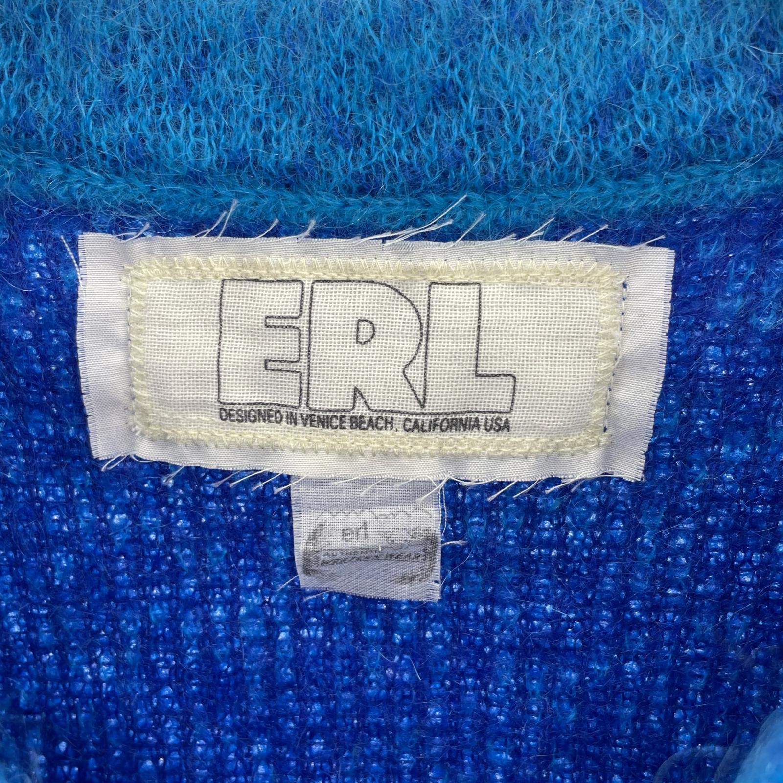 ニット グラデーション モヘヤセーター ブルー L ERL09N001 L ブルー