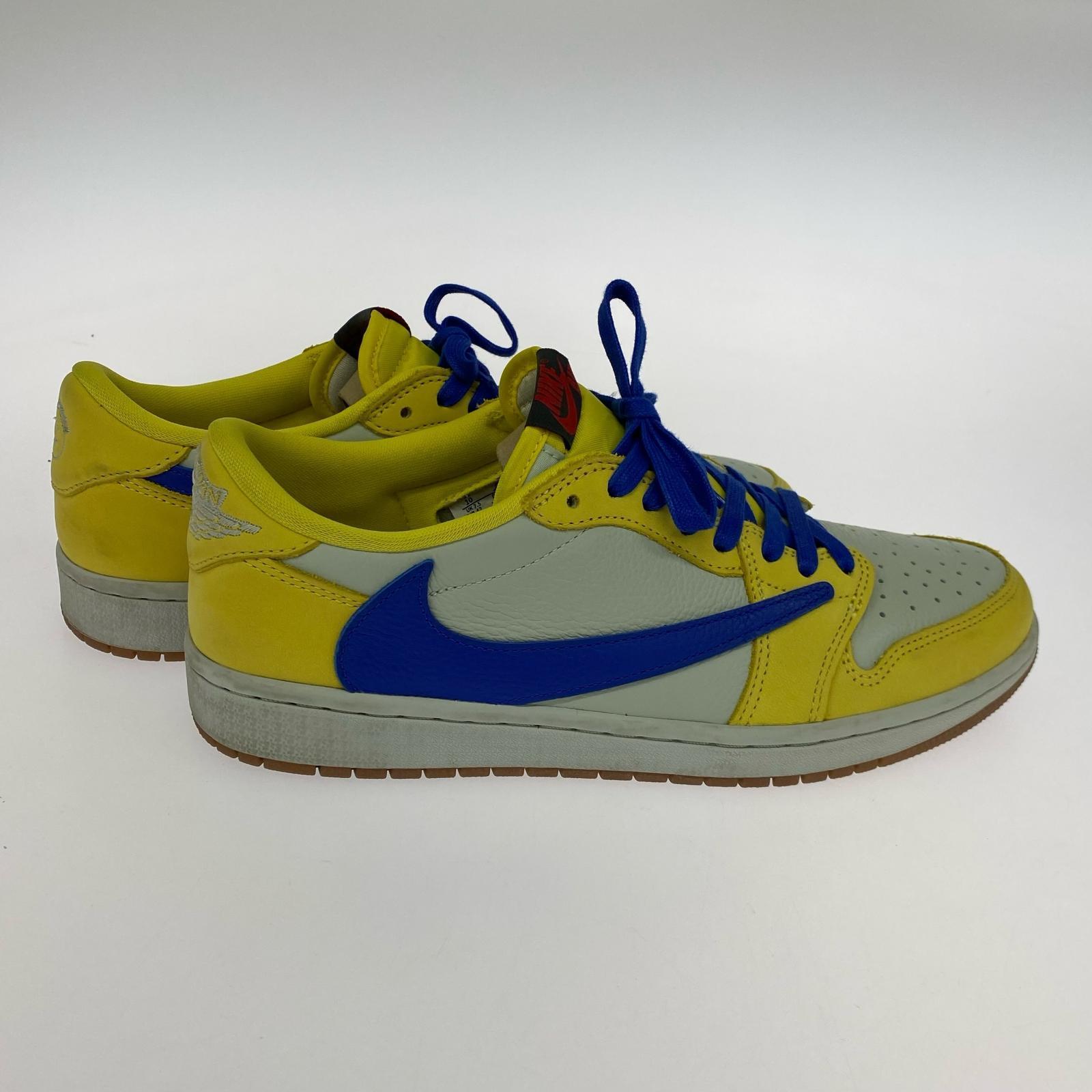 スニーカー Air Jordan 1 Retro Low OG×Travis Scott 27cm (US9 UK8 1/2 EU44) イエロー