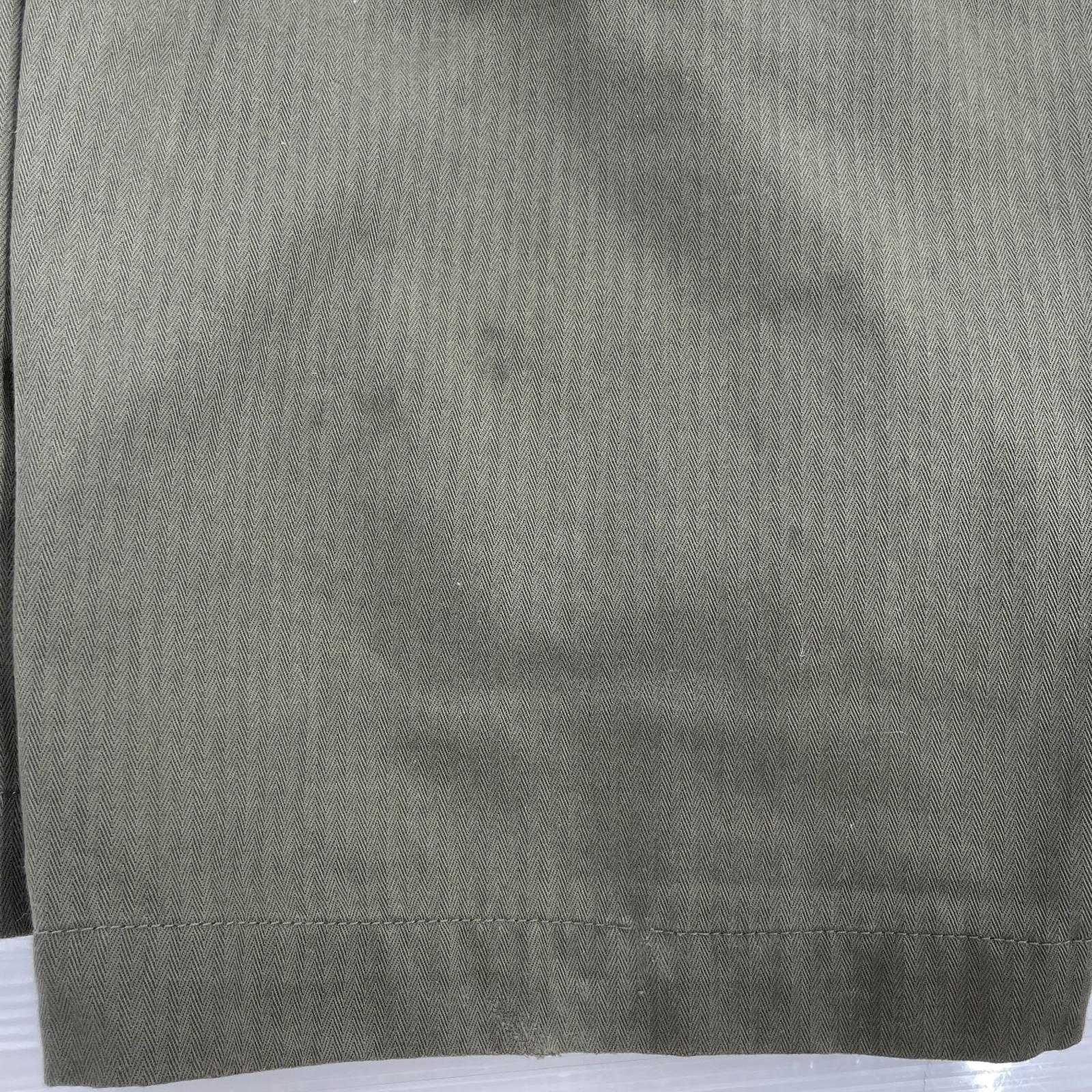 パンツ TIGHTBOOTH ヘリンボーンバルーンパンツ L オリーブ L