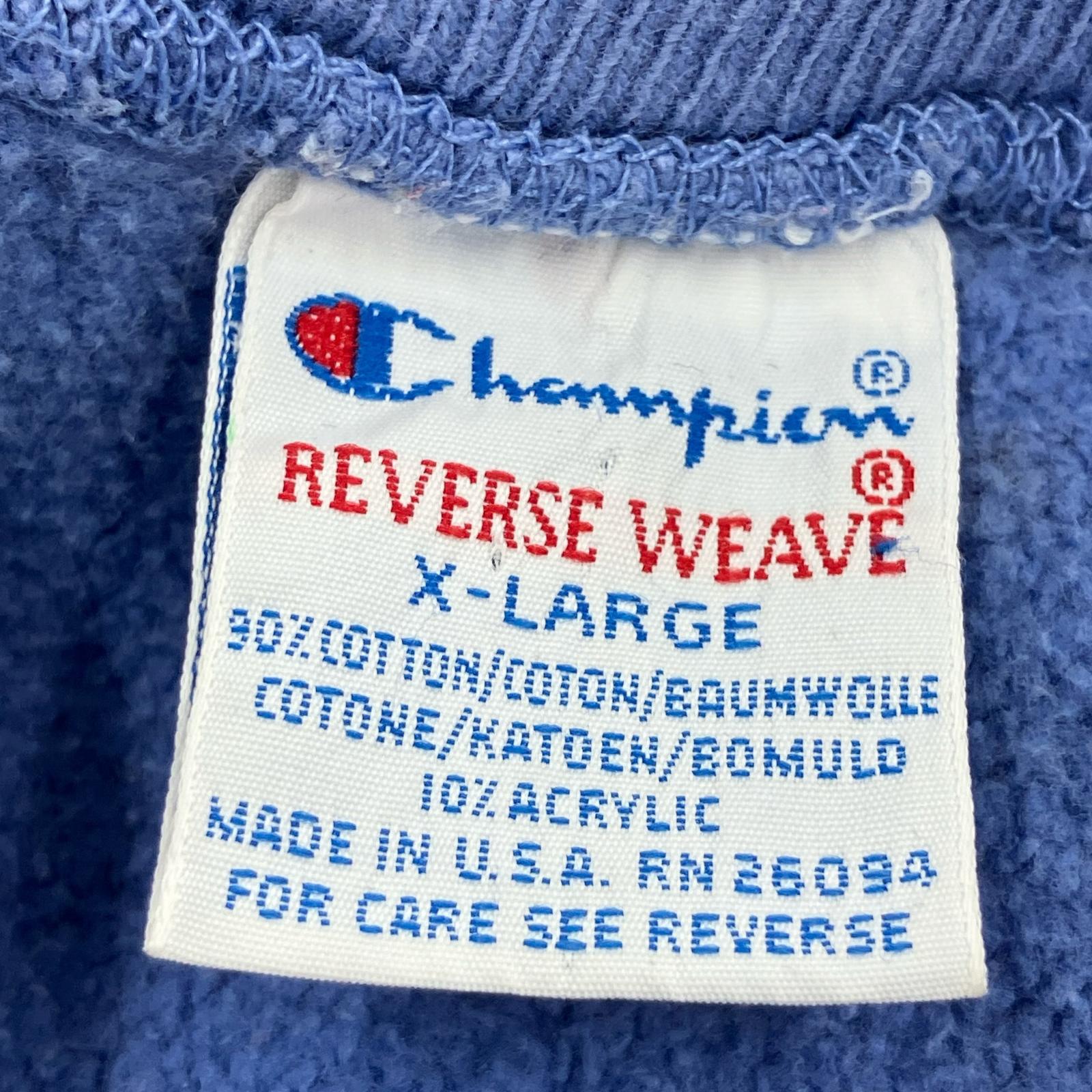 スウェット Reverse Weave 90s XL