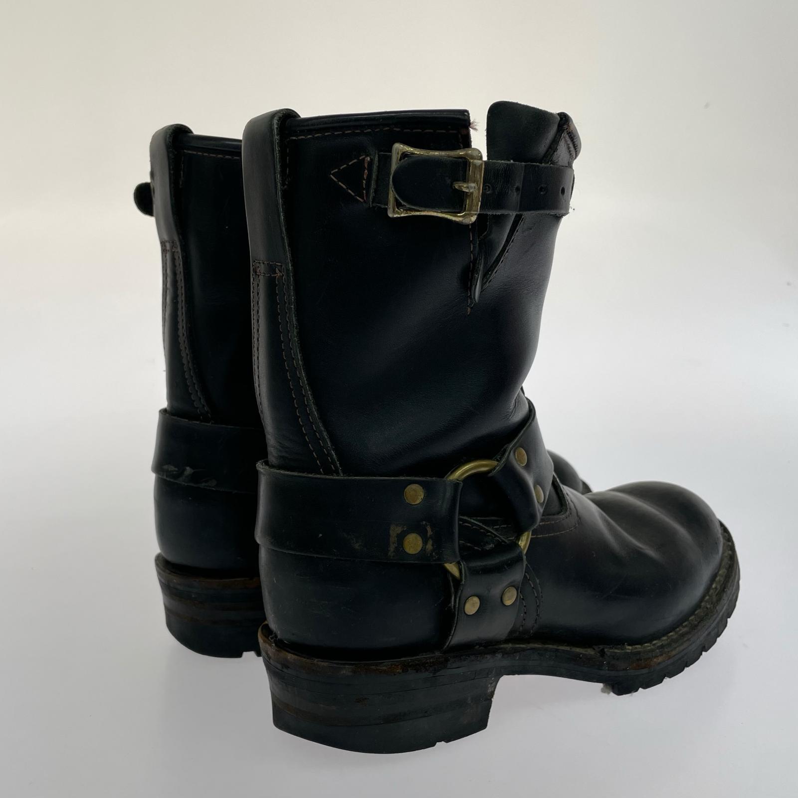ブーツ Engineer Boots カスタム ハーネス 08年 (8E) 26.5cm (US8 1/2 UK8 EU43) ブラック