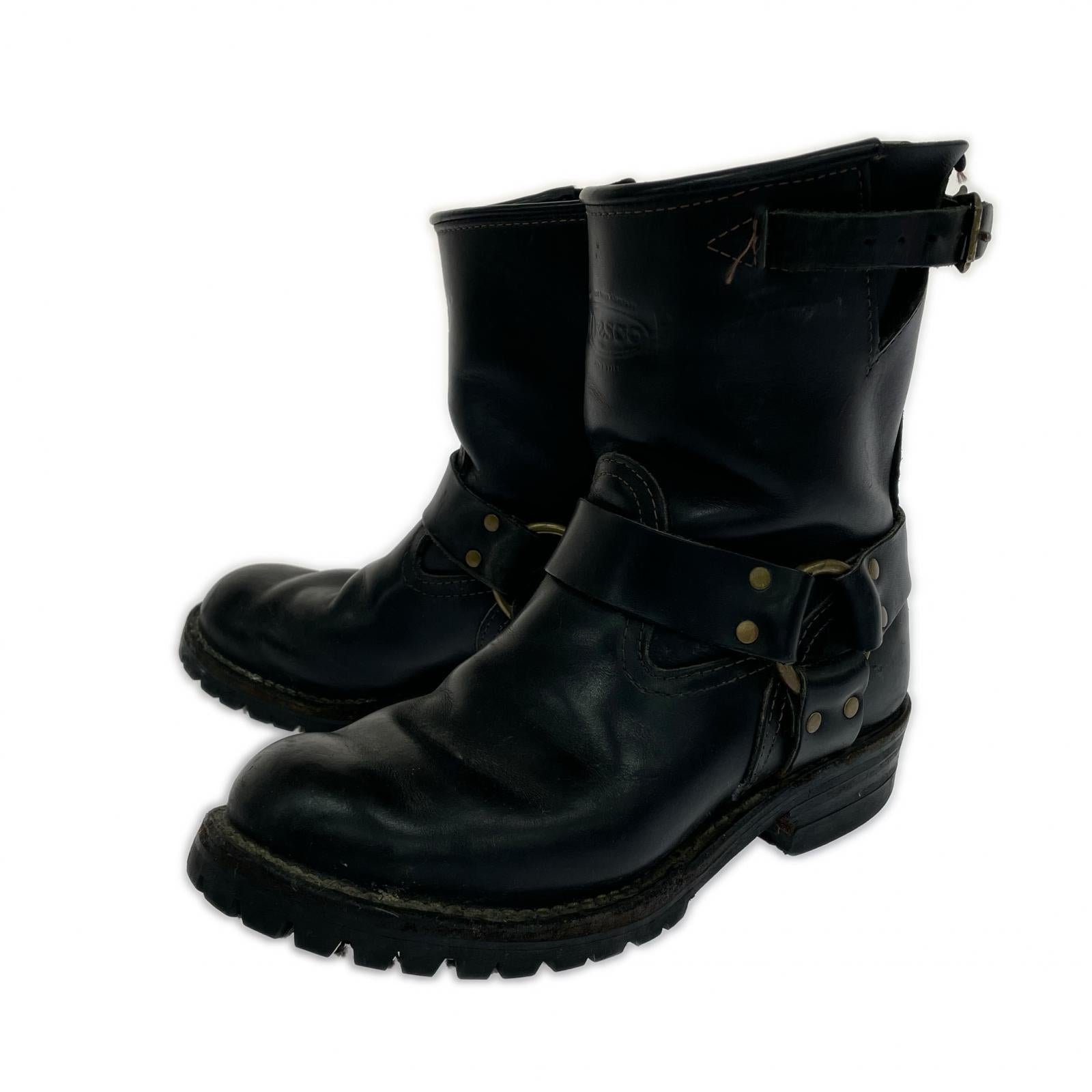 ブーツ Engineer Boots カスタム ハーネス 08年 (8E) 26.5cm (US8 1/2 UK8 EU43) ブラック