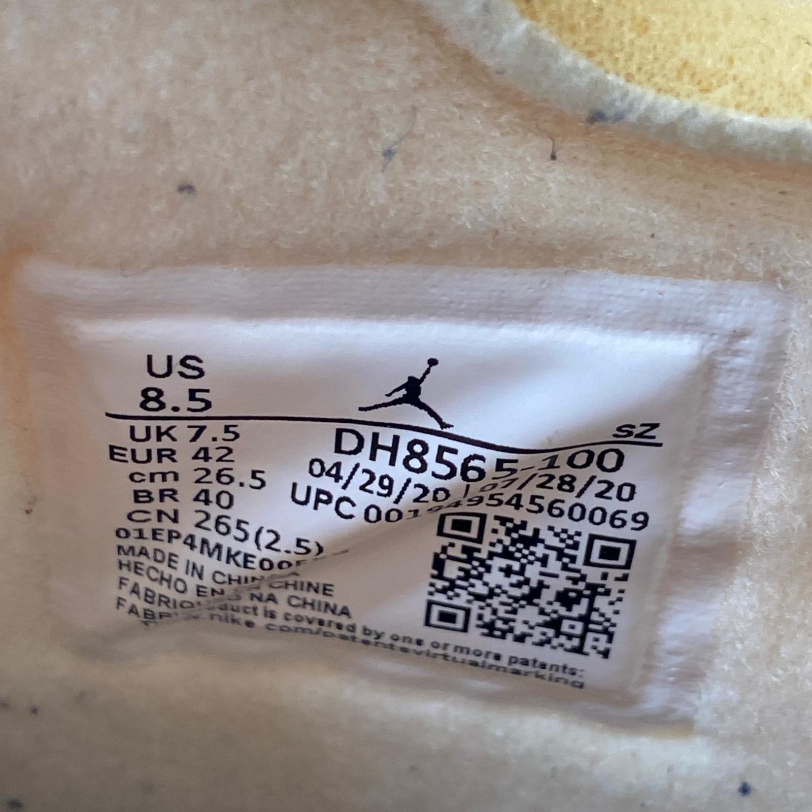 スニーカー OFFWHITE AIR JORDAN 5 RETRO SAIL 26.5cm 26.5cm (US8 1/2 UK8 EU43) イエロー