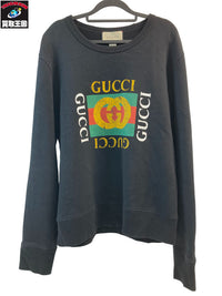VINTAGE LOGO SWEAT BLK M 454569-X5J57