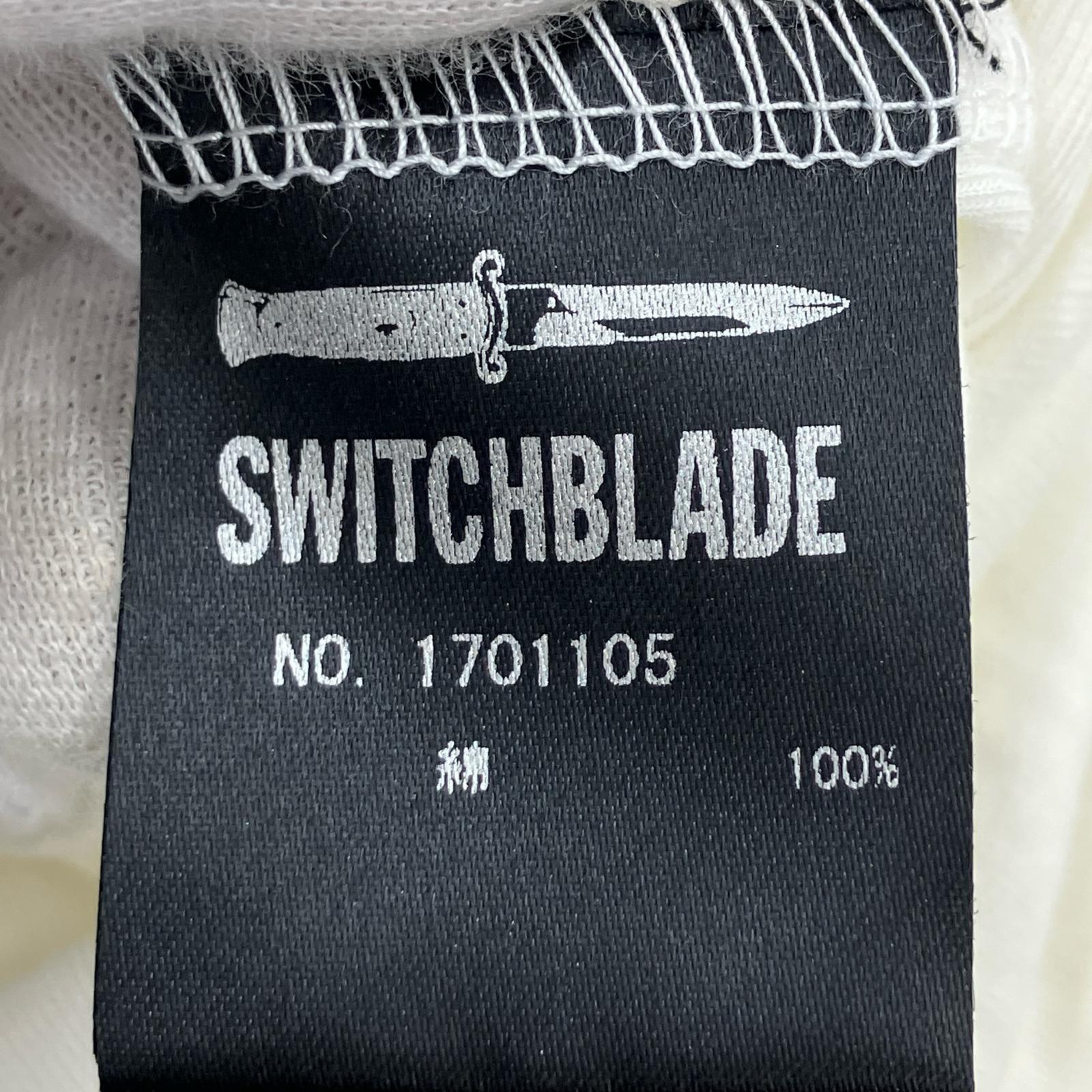長袖Tシャツ switchblade ロンT 白 M ホワイト