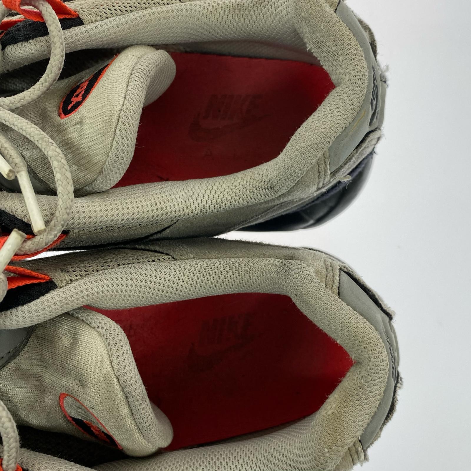 スニーカー Air Max 95 White/Solar Red 27.5cm (US9 1/2 UK9 EU45) グレー
