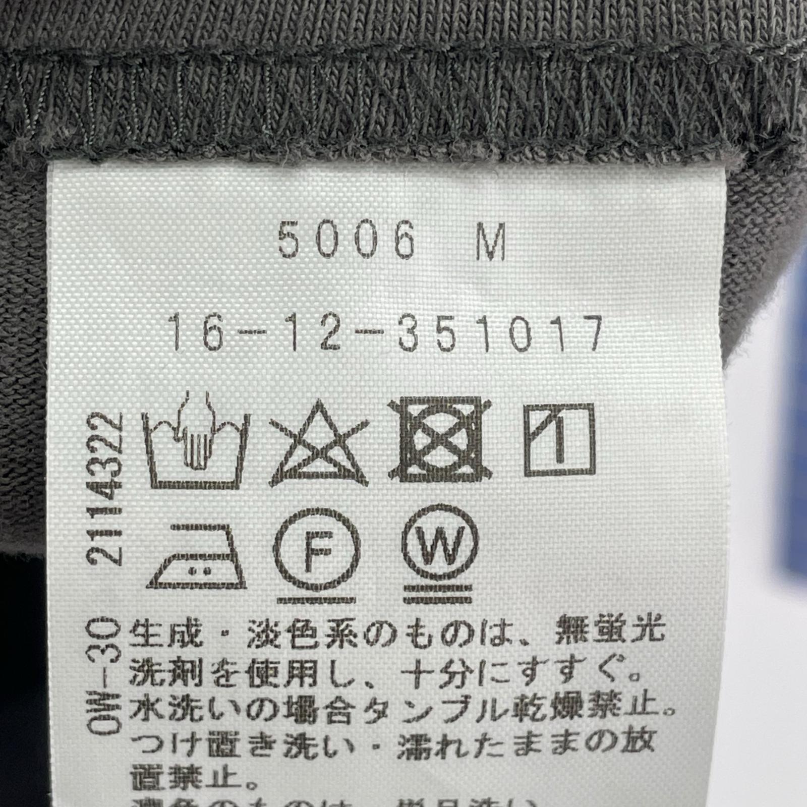長袖Tシャツ 袖切り替え グレー M グレー