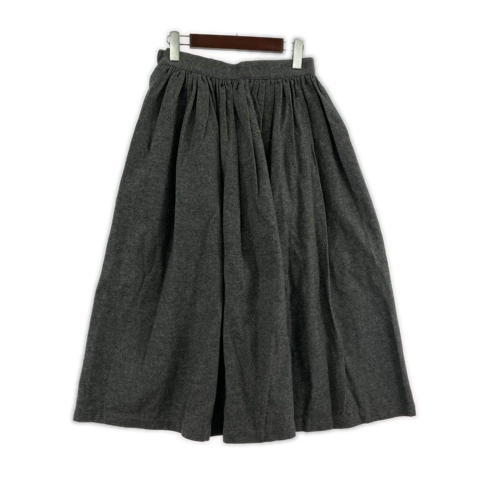 スカート ウールスカート GRY 9 グレー