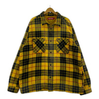 ジャケット 24AW Quilted Plaid Shirt (XXL) 黄