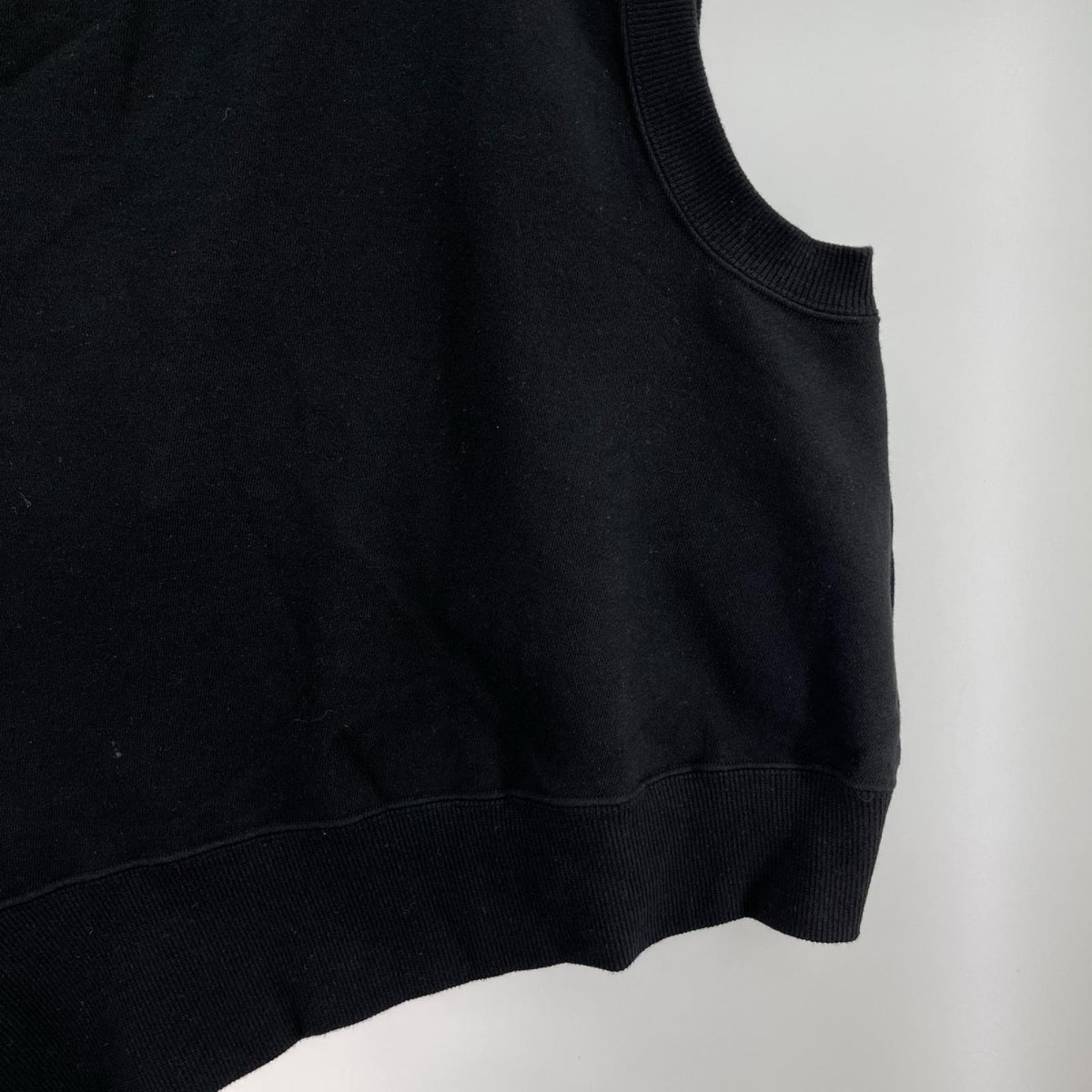 その他トップス BASE MARK デザインスウェットベスト 23BS09 黒 M ブラック