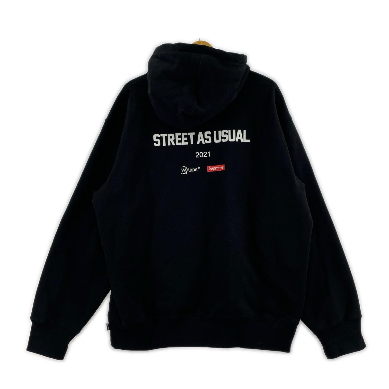 パーカー ×WTAP S21AWSic’em! Hooded Sweatshirt L ブラック