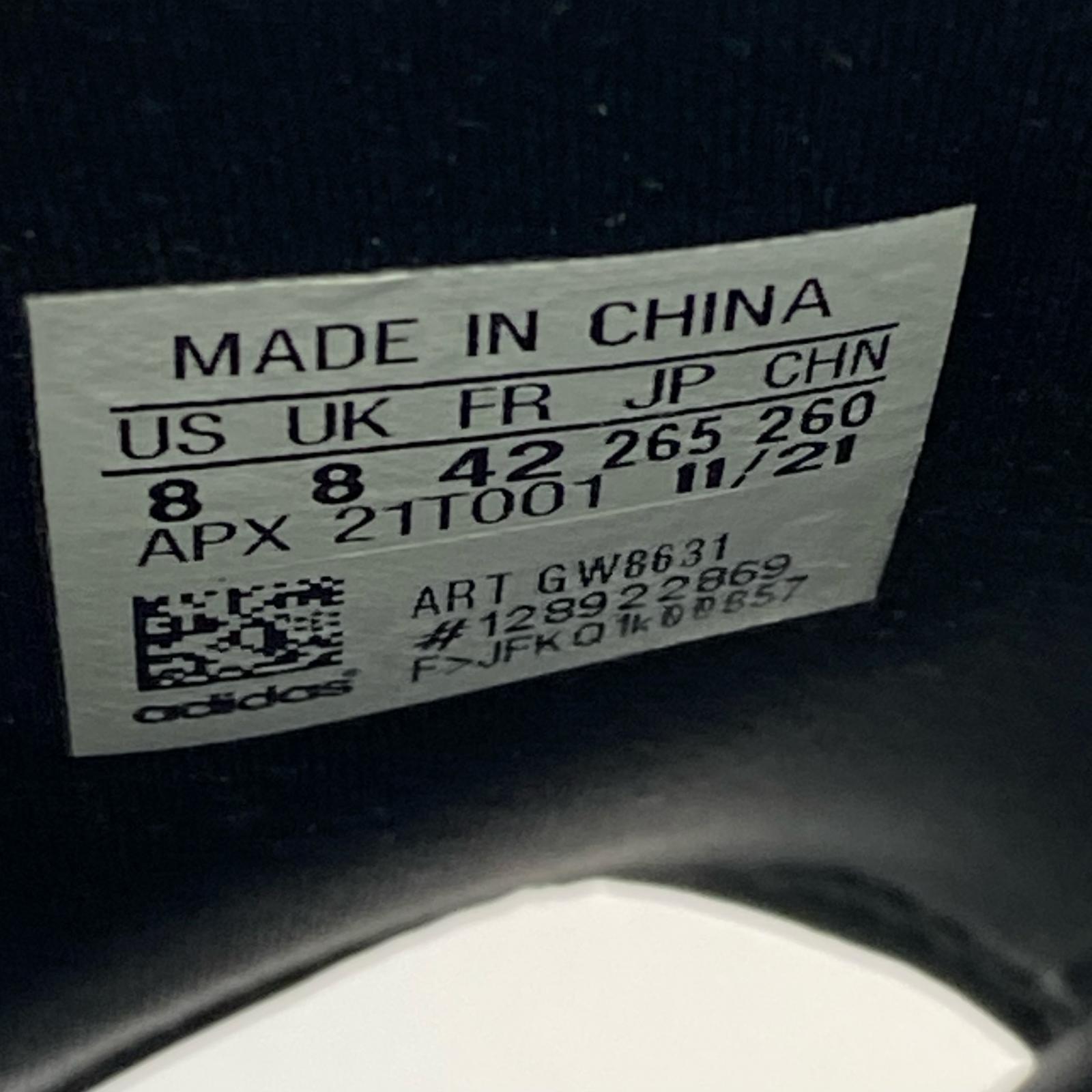 サンダル SLIDE レザー サンダル 26.5cm 黒 GW8631 26.5cm (US8 1/2 UK8 EU43) ブラック