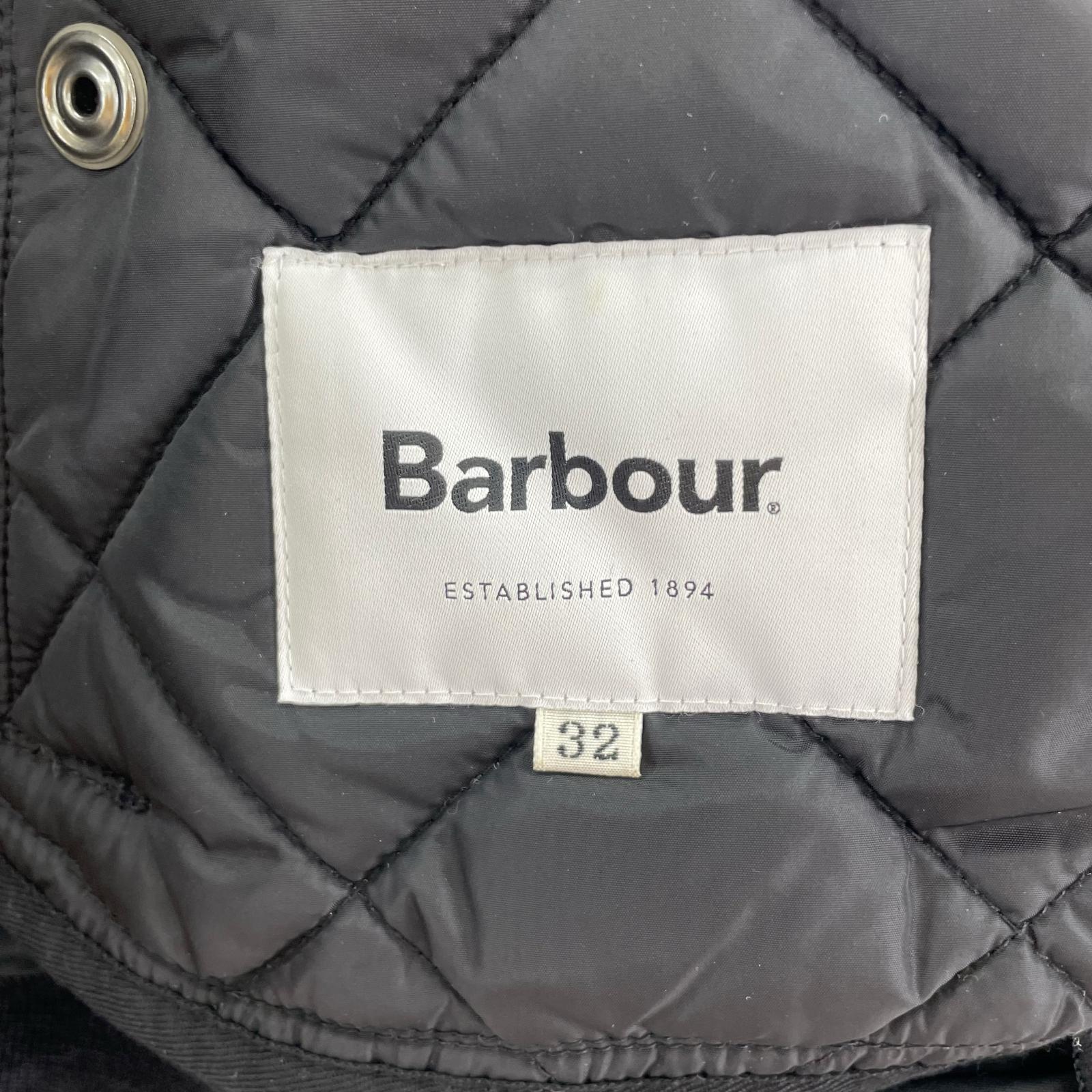 ブルゾン Barbour キルティングジャケット/32※汚れ有 ブラック