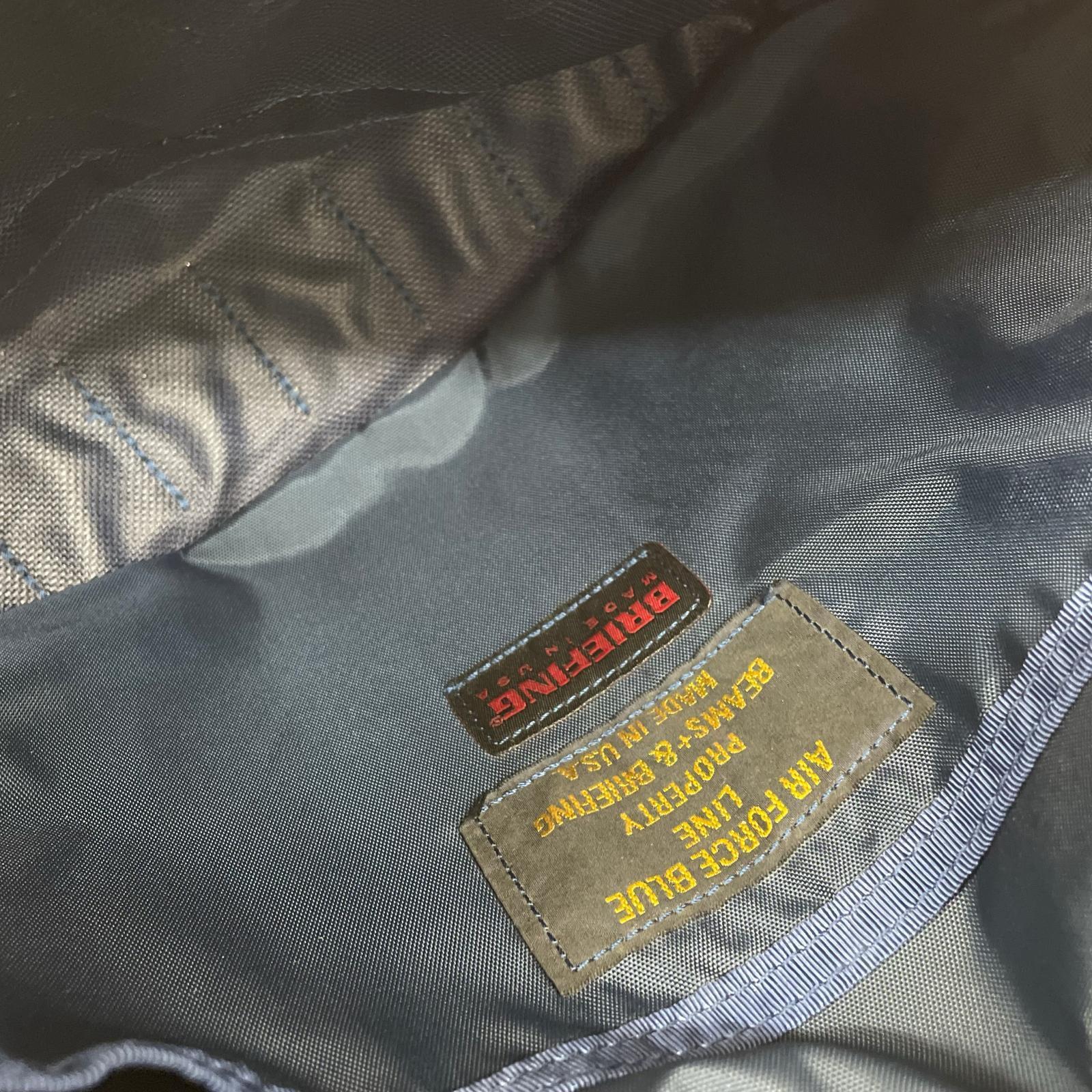 ショルダーバッグ ×BEAMS PLUS USA製 紺 ネイビー
