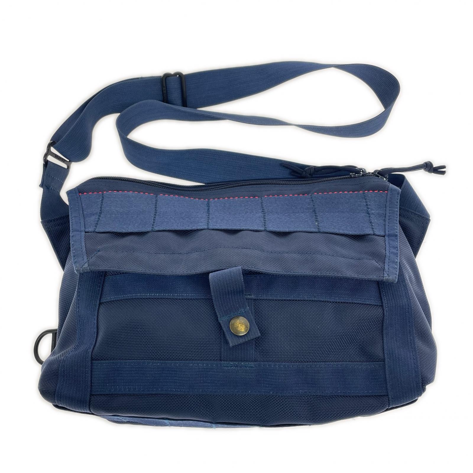 ショルダーバッグ ×BEAMS PLUS USA製 紺 ネイビー