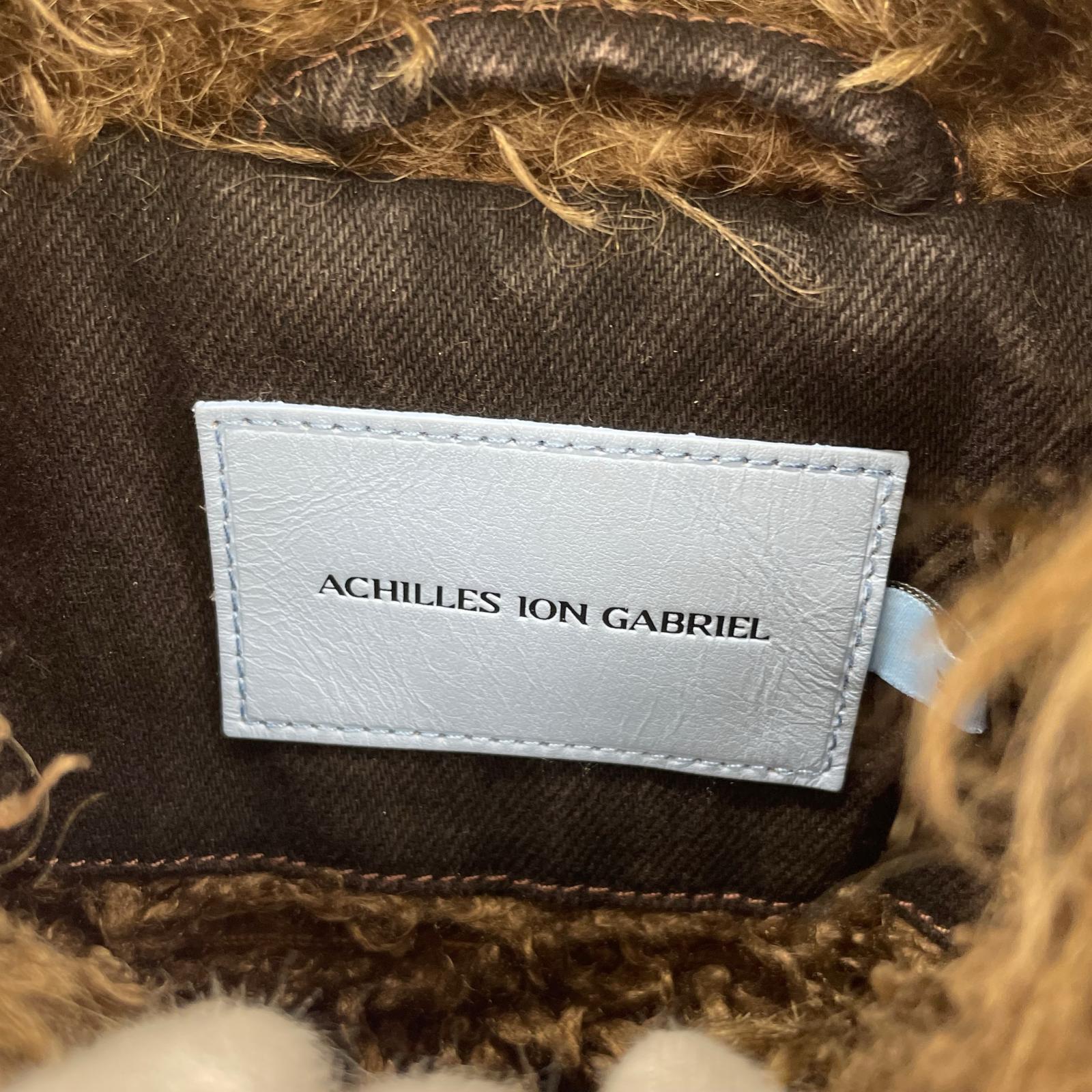 ジャケット Achilles Ion GabrielTRUCKER DENIM JACKET M ブラウン