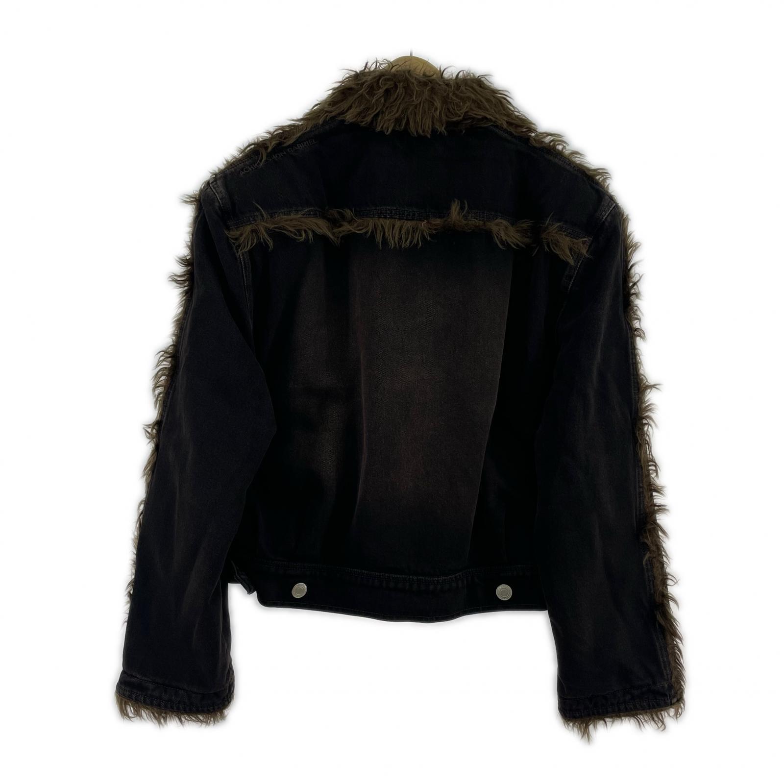 ジャケット Achilles Ion GabrielTRUCKER DENIM JACKET M ブラウン