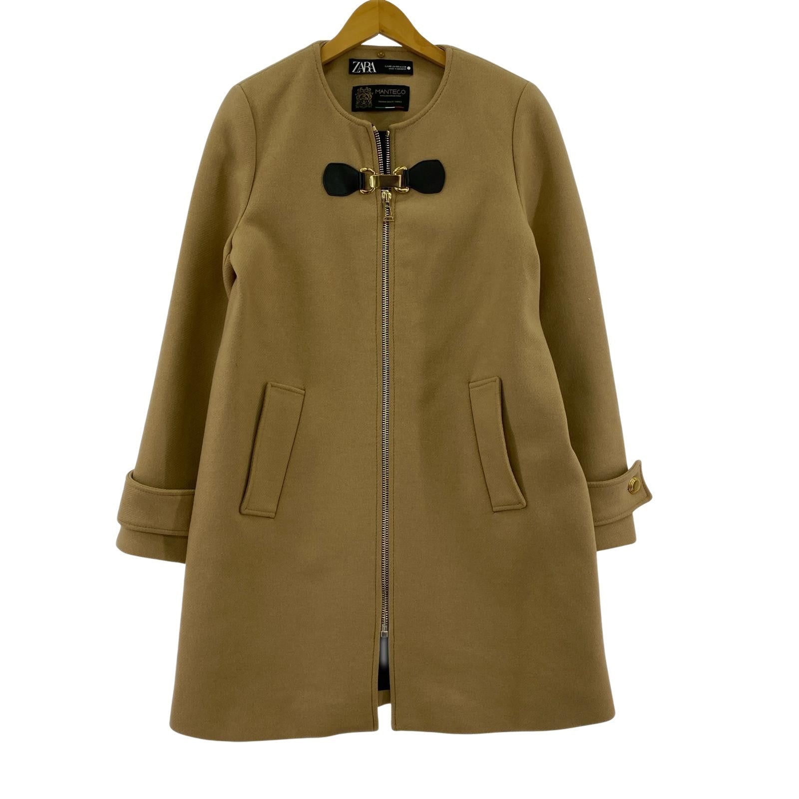 その他アウター ZARA MANTECOベージュコート ベージュ