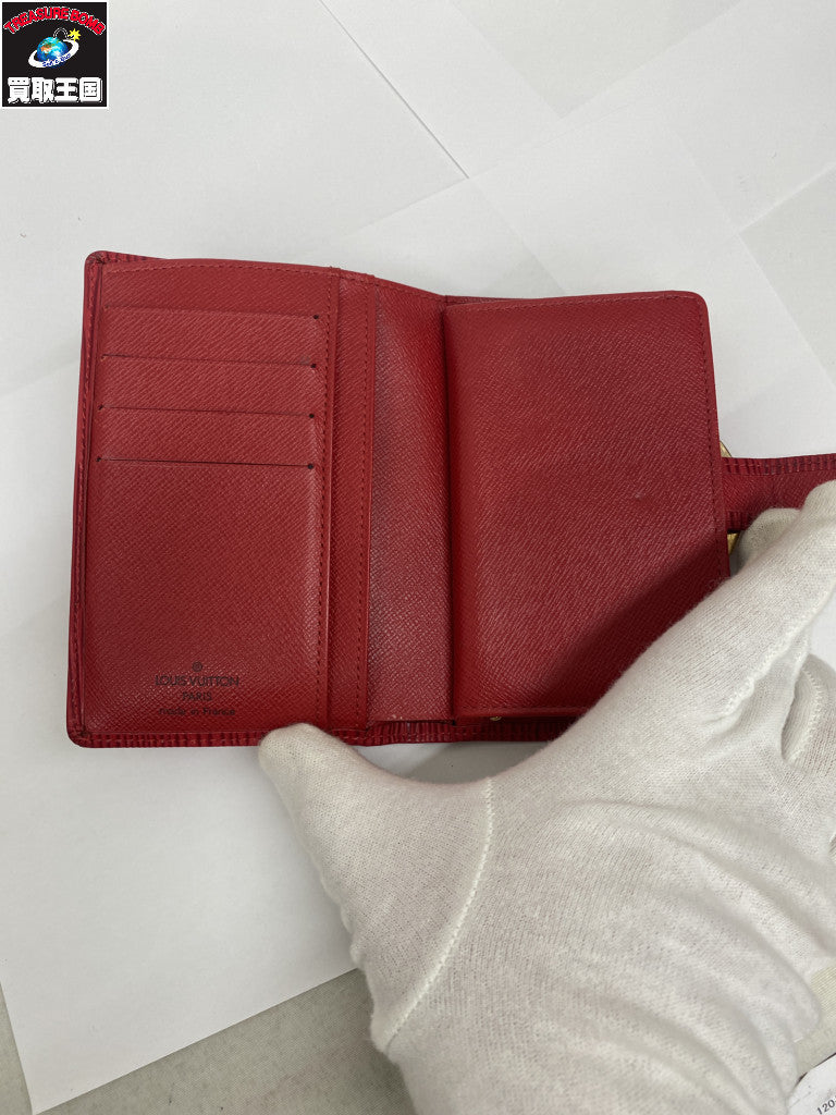 LV エピ 長財布 赤 M63247