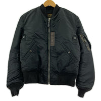 ジャケット Buzz Rickson's Willam Gibson MA-1 フライトジャケット 36R 黒 ブラック