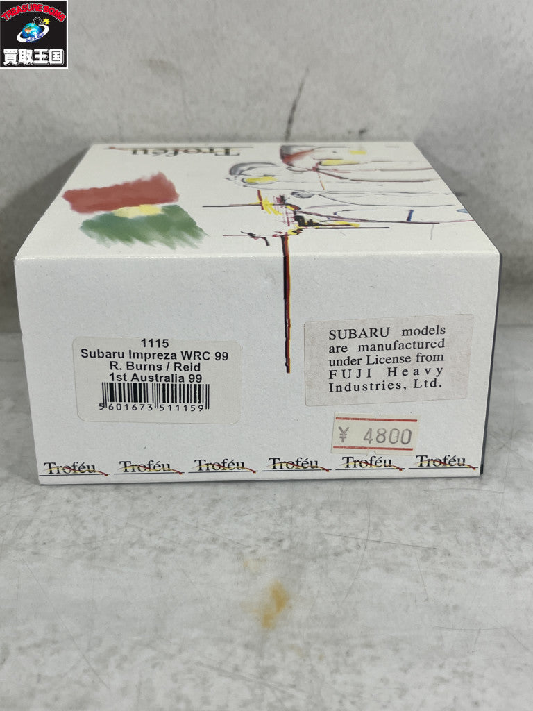1/43 Trofeu スバルインプレッサ スケールカー