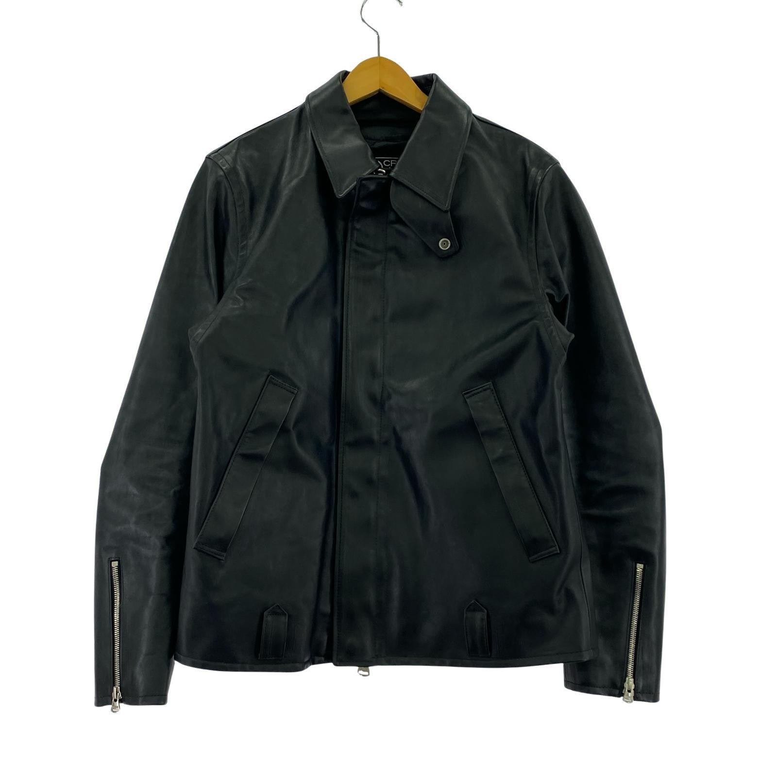 レザージャケット 牛革 DROID G5 SINGLE RIDERS 2008-01 黒 (L) 3 ブラック