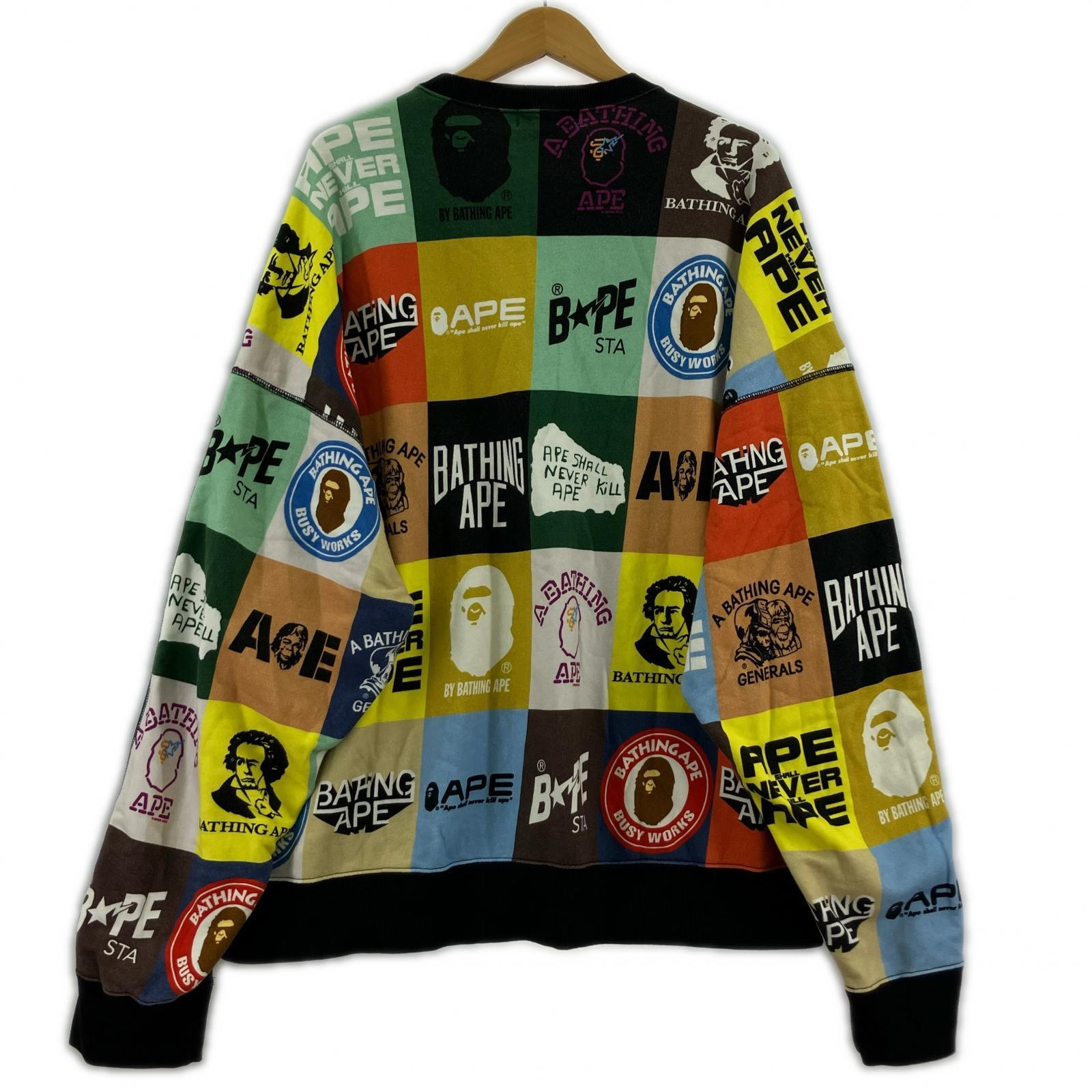 スウェット A BATHING APE スウェット・トレーナー マルチカラー