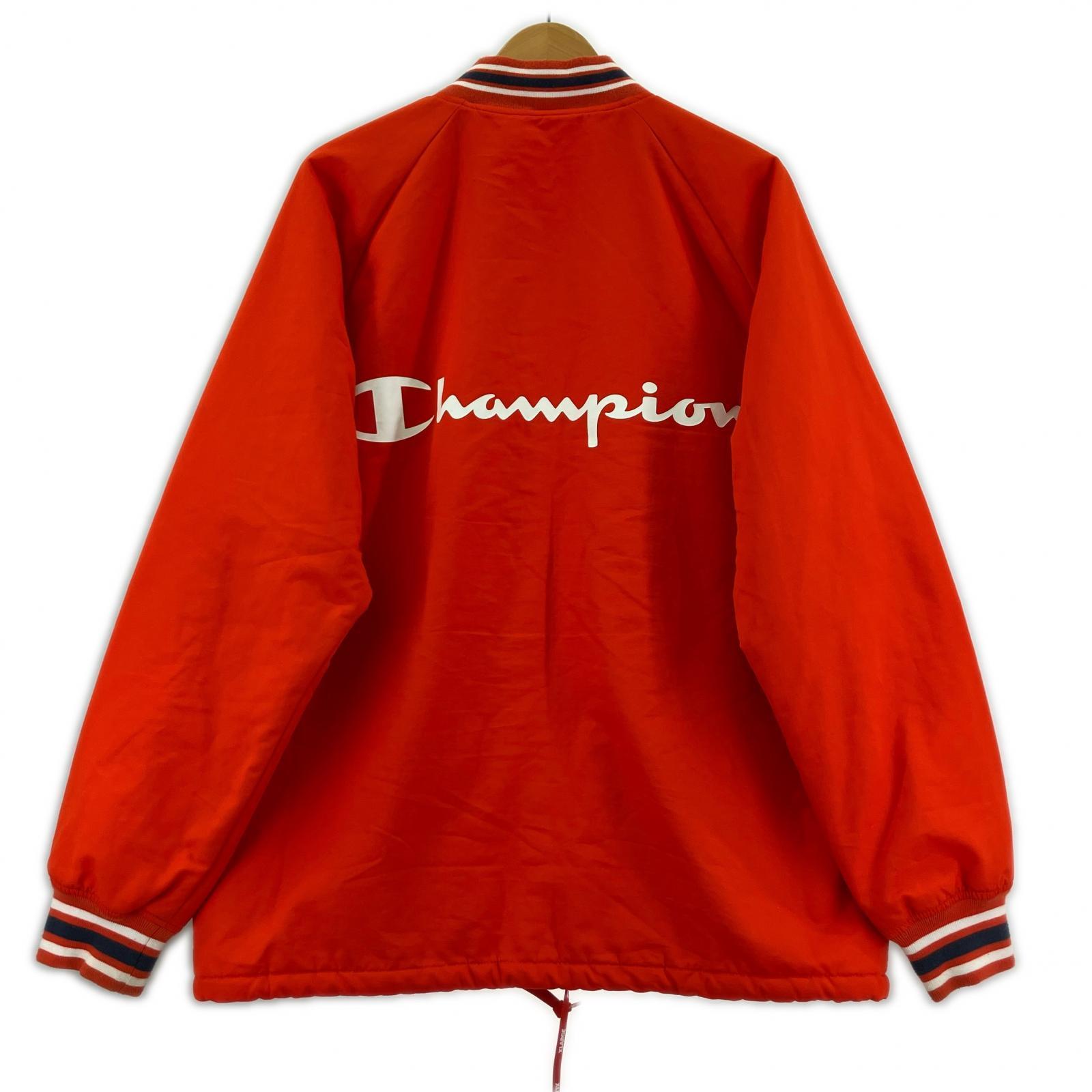 ブルゾン CHAMPION ナイロンジャケット 赤 レッド