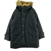 ダウンジャケット Travis Waxed Cotton Parka 黒 (L) ブラック