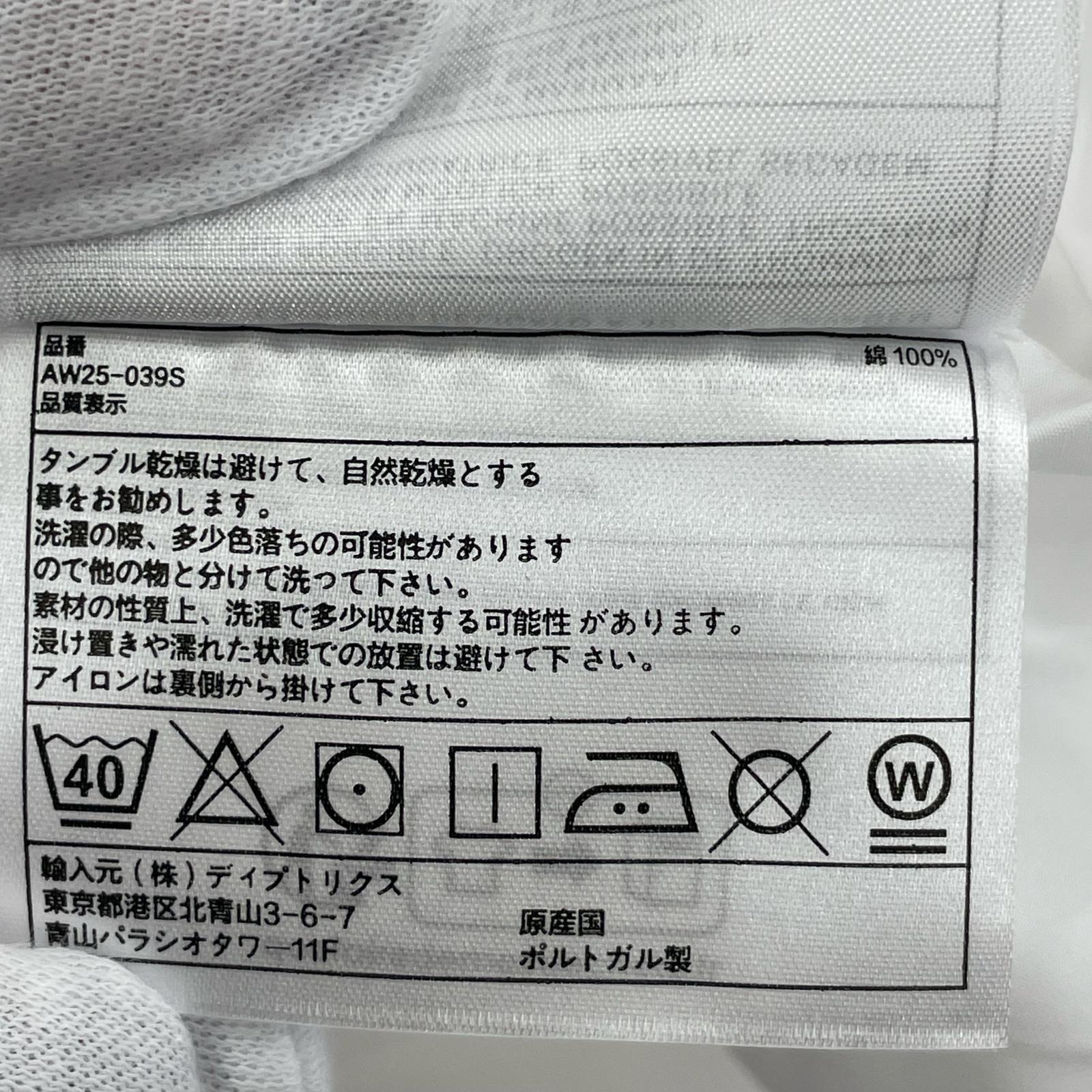 長袖シャツ AW25-039S ホワイト