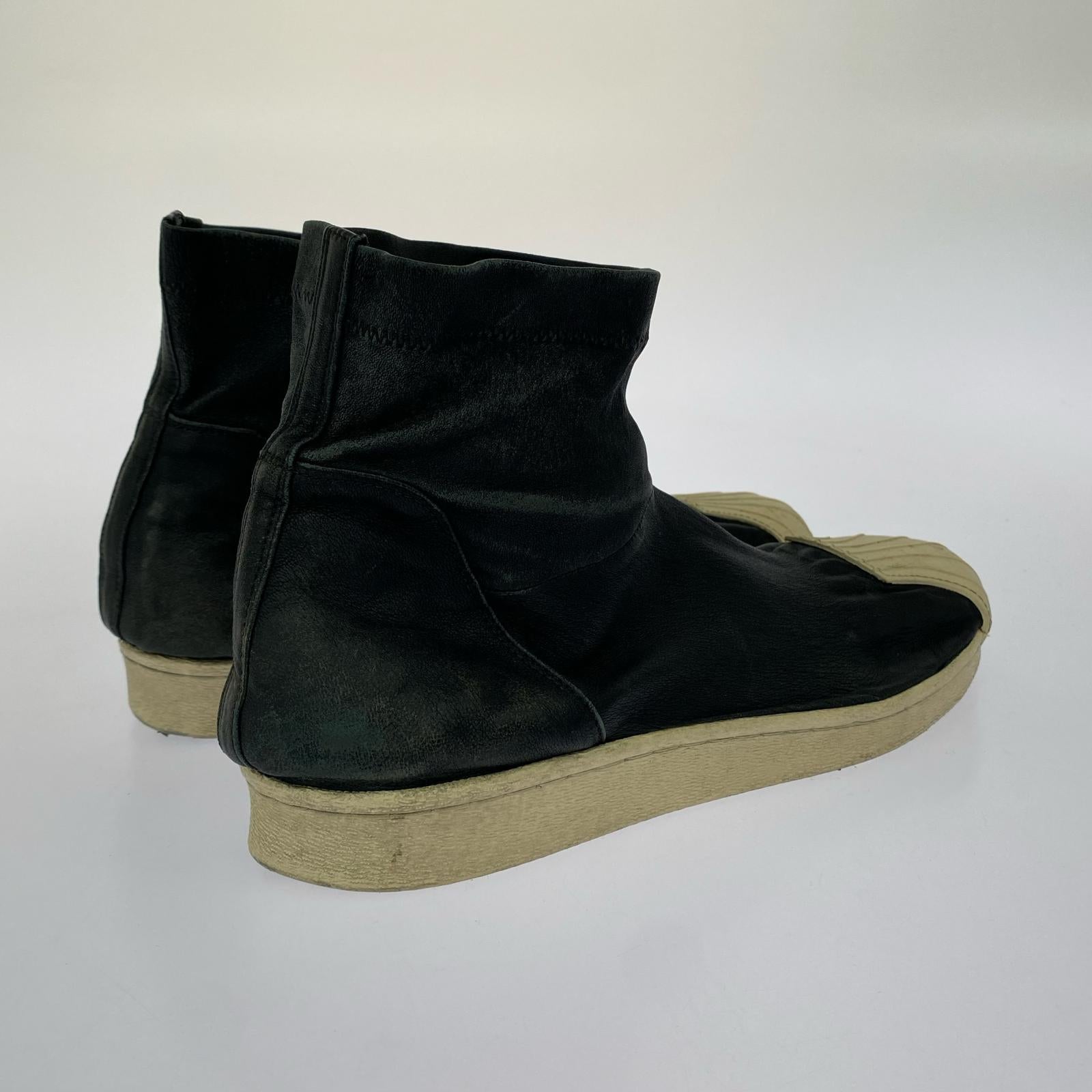 スニーカー Rick Owens×adidas SUPERSTAR LOW ブラック ブラック