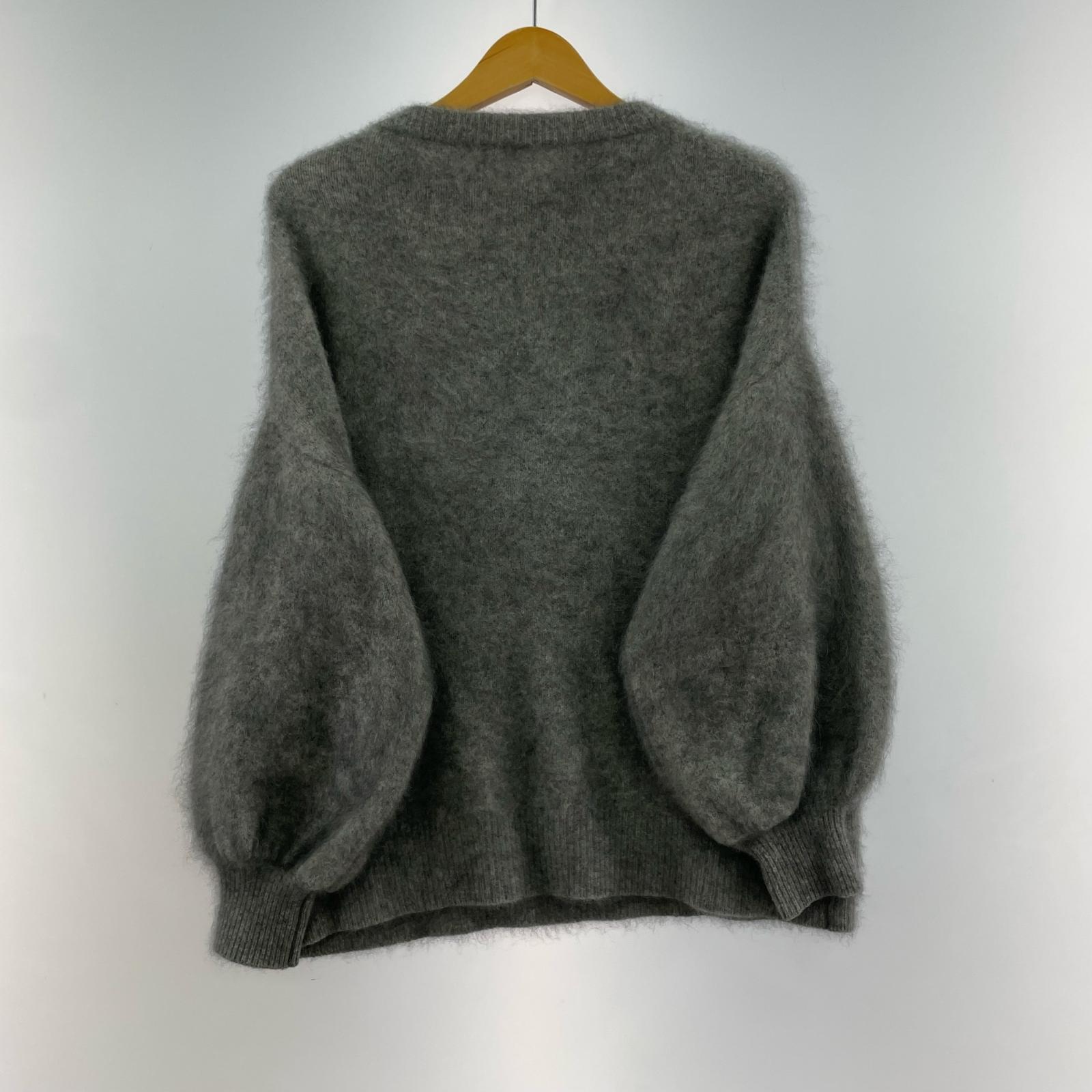 ニット LA BOUCLE ファーニットプルオーバー グレー() グレー