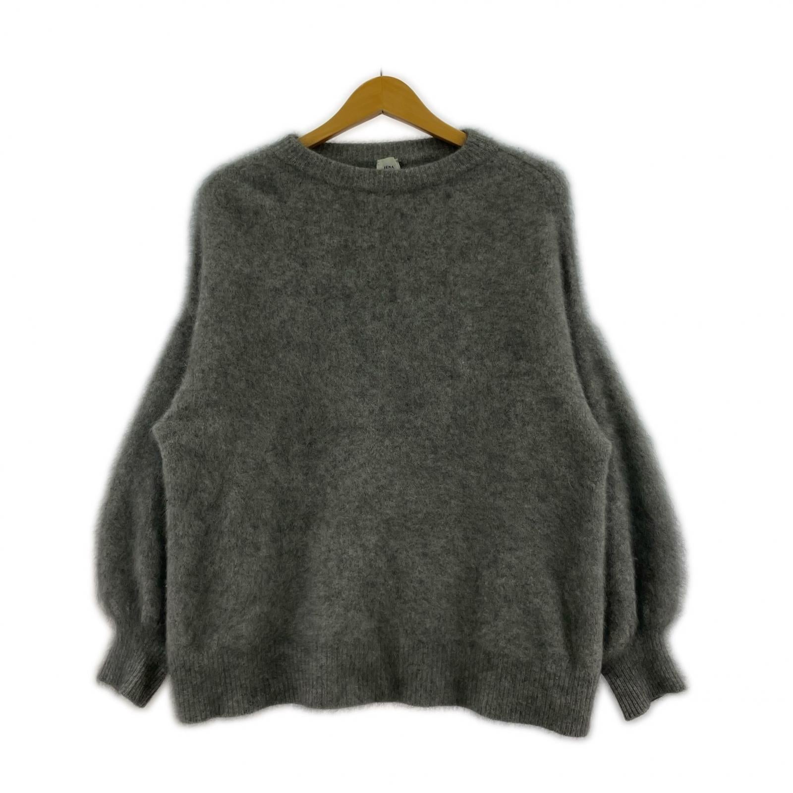 ニット LA BOUCLE ファーニットプルオーバー グレー() グレー