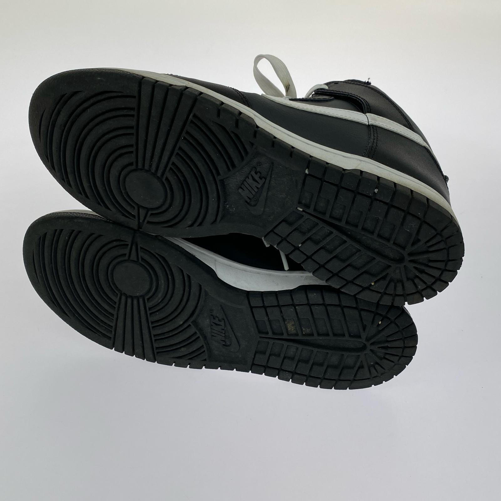 スニーカー DUNK HI RETRO ホワイト×ブラック 25.5㎝ 25.5cm (US7 1/2 UK7 EU41) ブラック