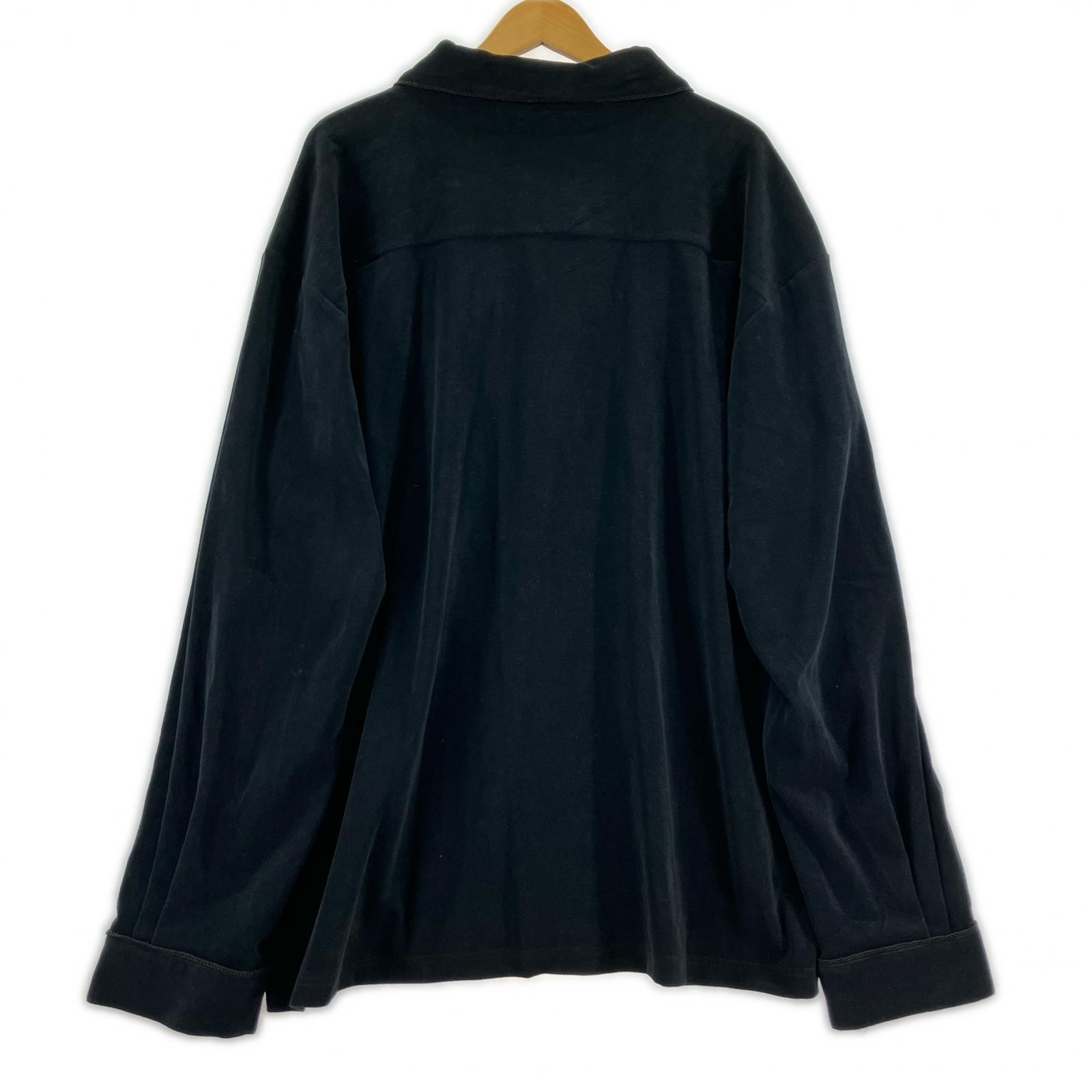 長袖シャツ BREATH SCRIPT LOGO SLAB SHIRT / BLACK ブラック