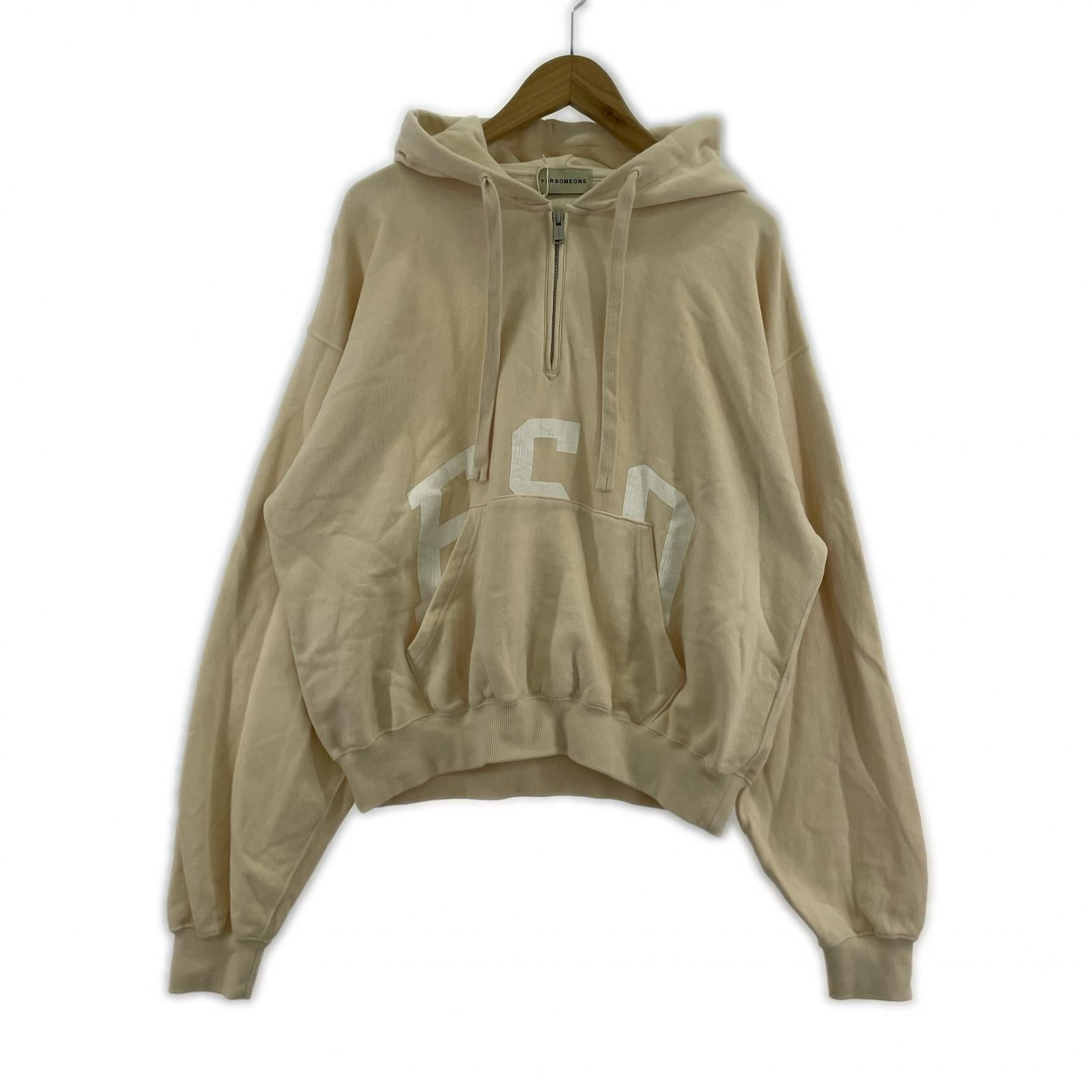 パーカー HF ZIP HOODIE 46 ベージュ