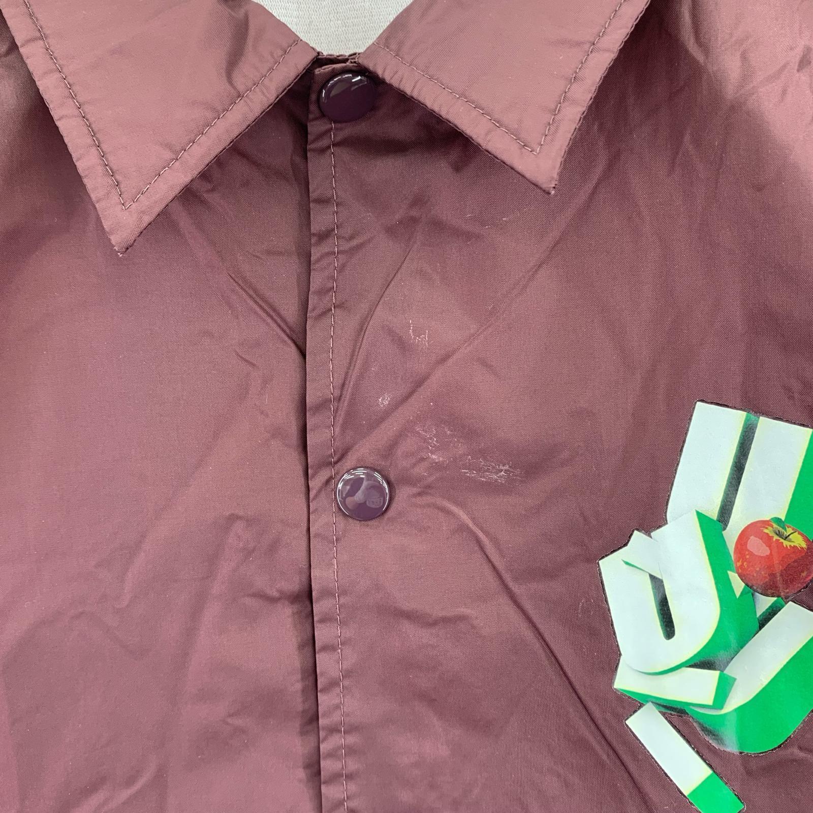 ブルゾン MAD OBJECTS×Densuke28 コーチジャケット エンジ (L) L