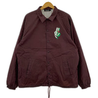 ブルゾン MAD OBJECTS×Densuke28 コーチジャケット エンジ (L) L
