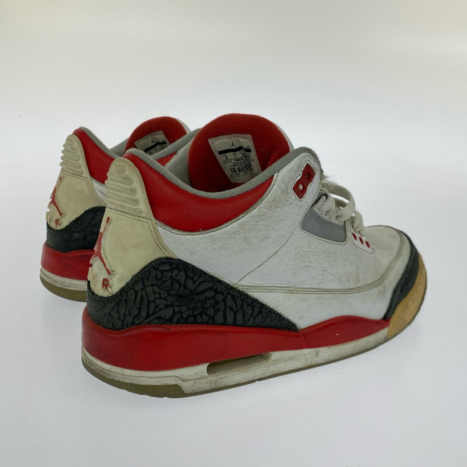 スニーカー AIR JORDAN 3 RETRO 26cm (US8 UK7 1/2 EU42) ホワイト