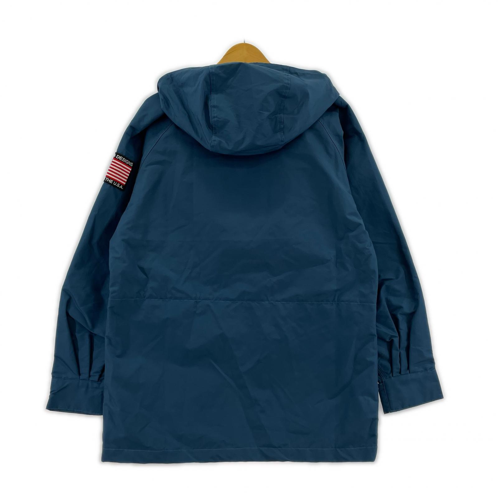 マウンテンパーカー US Emblem Parka M ブルー