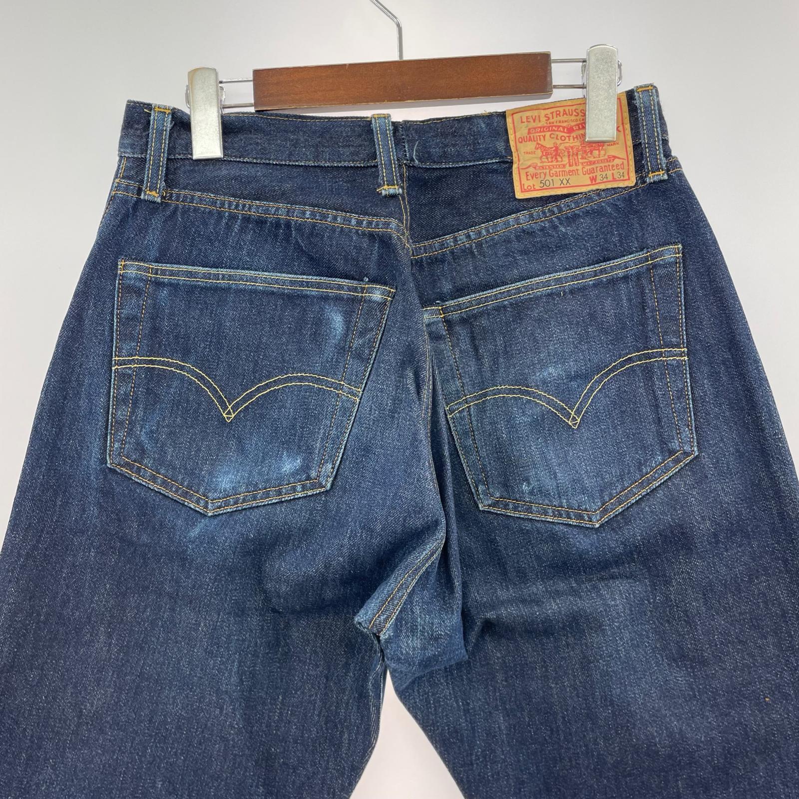 パンツ LVC 501XX 1955 34/34 34 ブルー