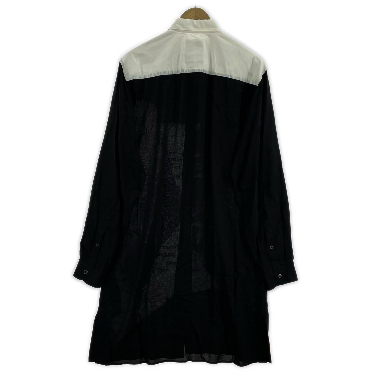 長袖シャツ black scandal 18AW フロントヌードシャツ 2 2 ブラック